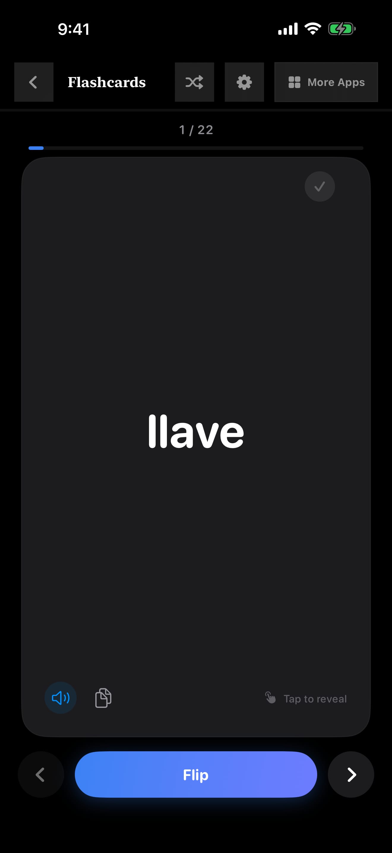 191 1787703800 5 iPhone shot 05 flashcards dark