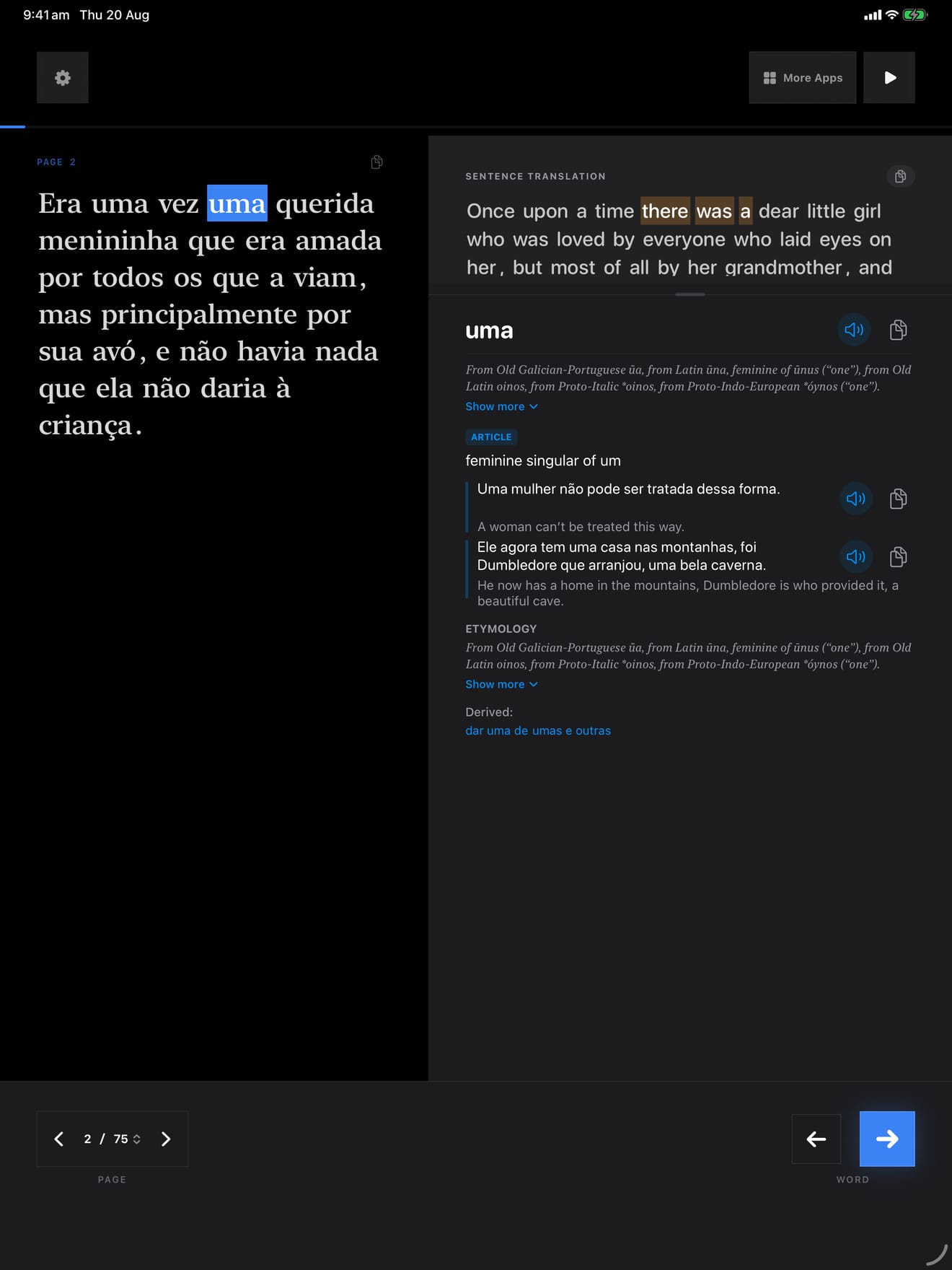 203 1787703772 2 iPad shot 02 lookup dark