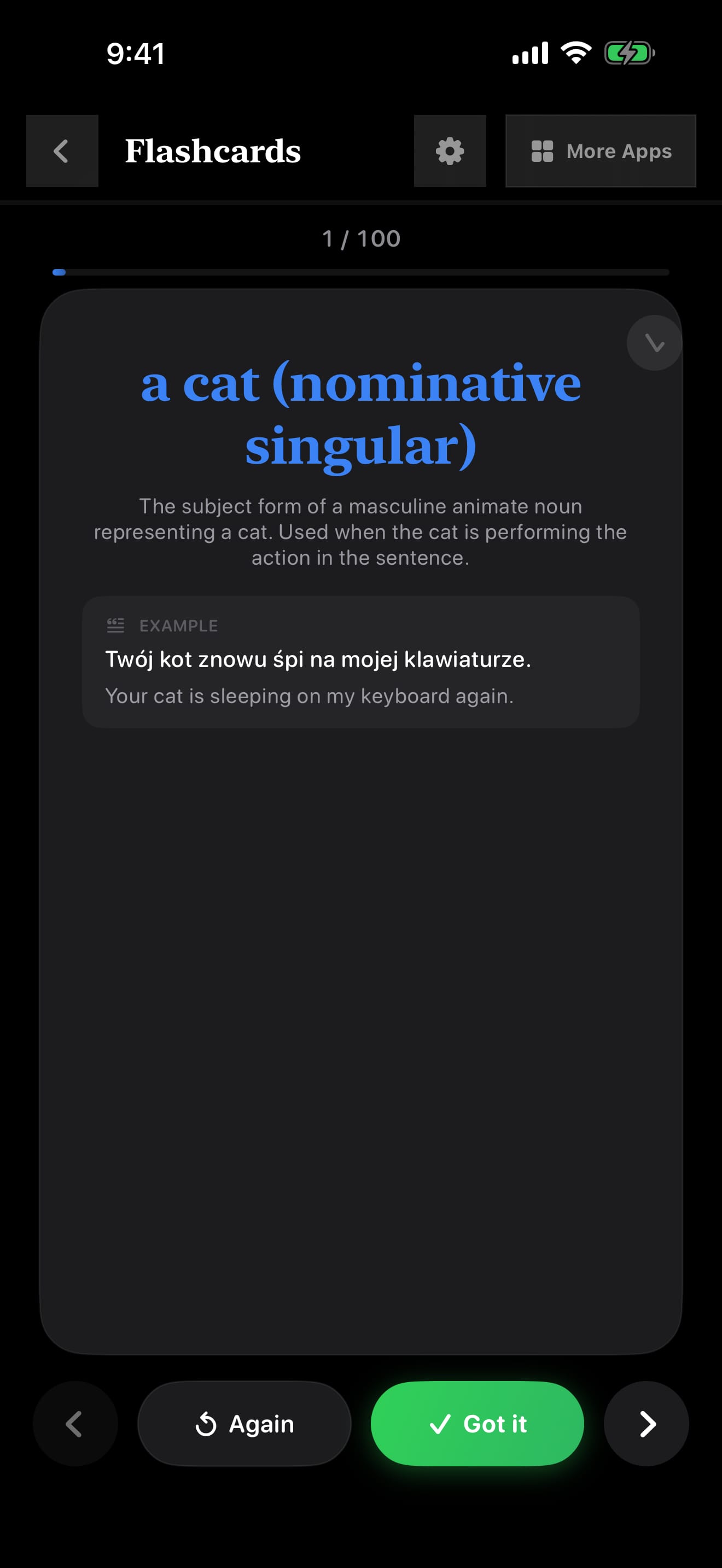 365 1782832178 1 iPhone shot 02 flashcard flipped dark