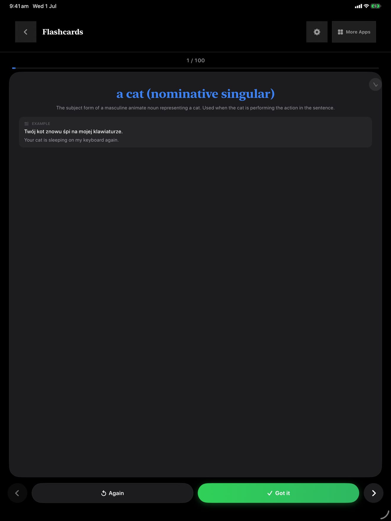 365 1787703820 1 iPad shot 02 flashcard flipped dark