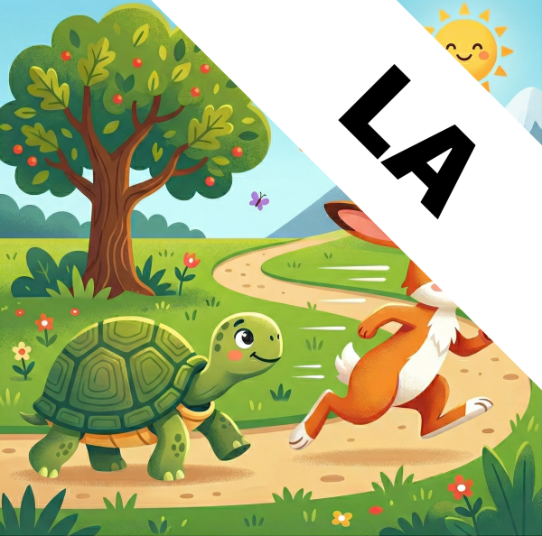 com.thetortoiseandtheharereaderlatin.app icon